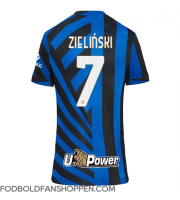 Inter Milan Piotr Zielinski #7 Hjemmebanetrøje Dame 2024-25 Kortærmet